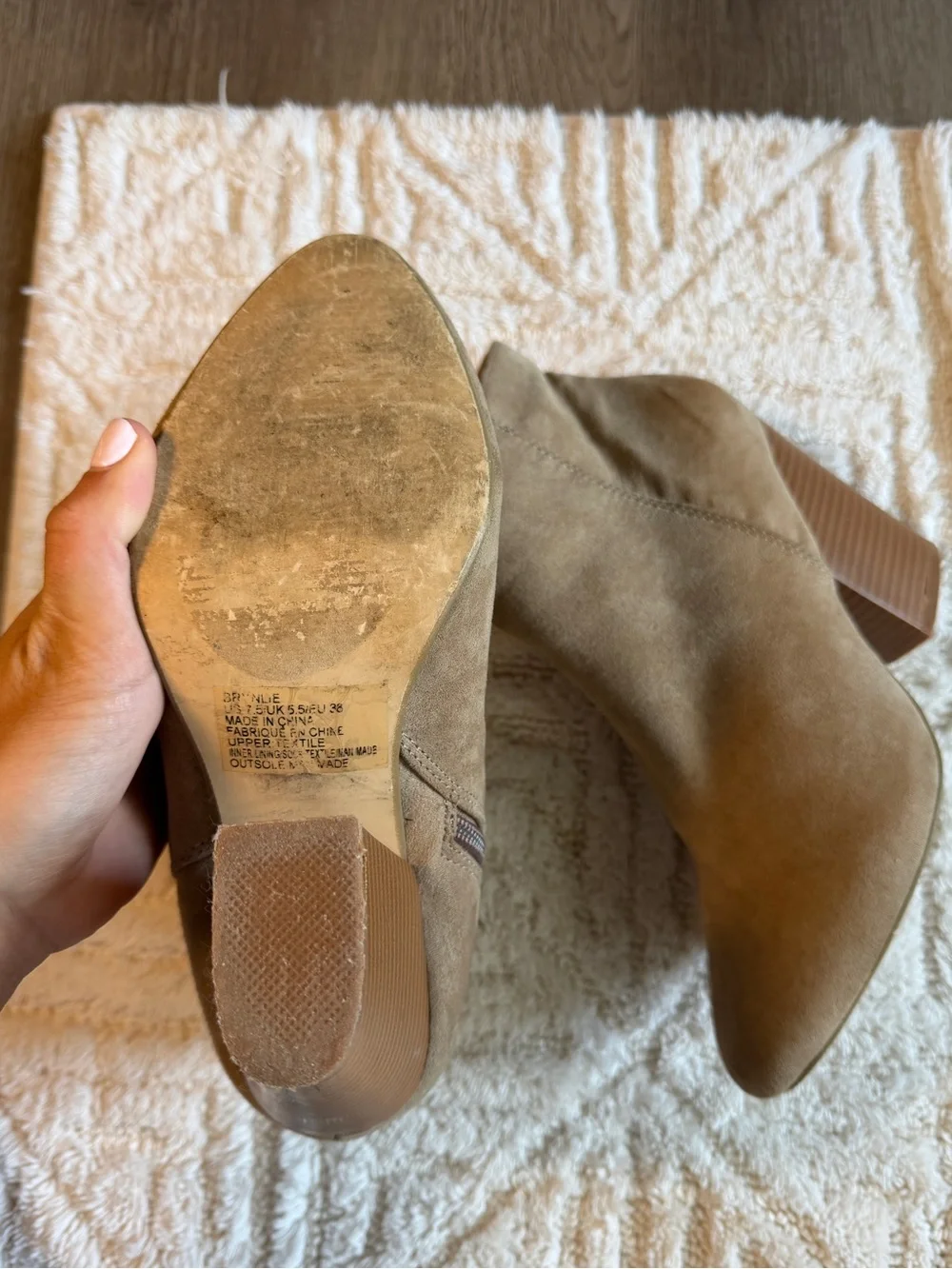 Classic Tan Suede Ankle Boots - Women's Stylish Zip Booties